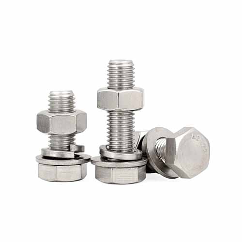 Stainless Steel Bolt with Washer and Nut Combination Bolt