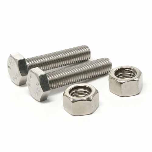 DIN931 DIN933 Hex Bolt Stainless Steel Hex Bolts Screws with Nuts Flat Washers Lock Washers