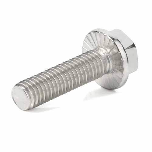 DIN6921 Stainless Steel 304 A2 Serrated Hex Flange Head Bolt