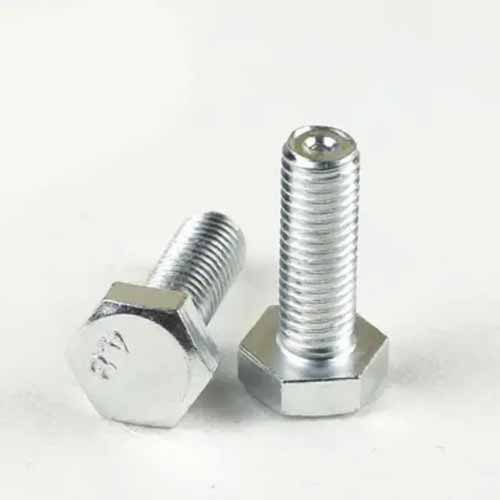 Hex Head Bolts with Zinc Coating