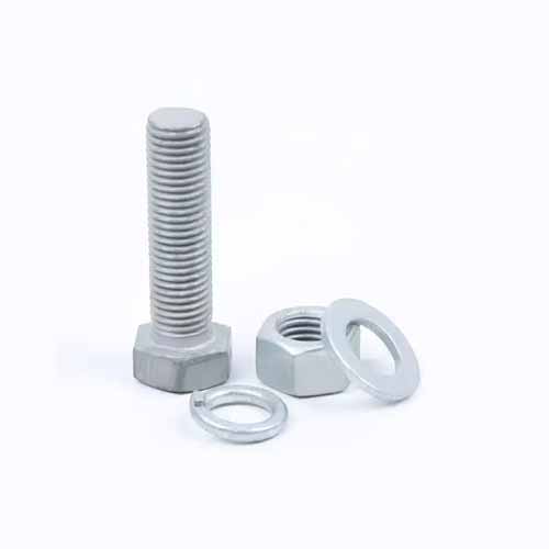 Galvanized high strength high quality standard fasteners Zinc Plated Thread Galvanized Hexagon Bolt