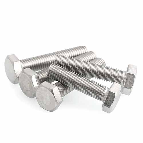 Steel Hex Head Bolt boulon pernos y tuercas plain ss hex bolt Stainless Steel Hex Bolt