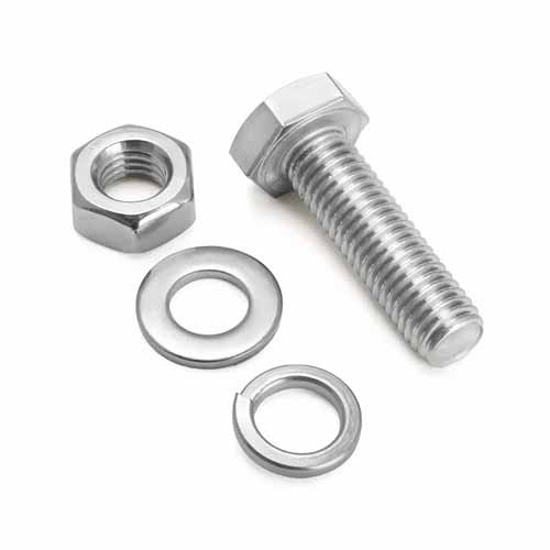 Stainless steel external hexagonal bolt screw nut set complete accessories screw combination M5M6M8M10M12